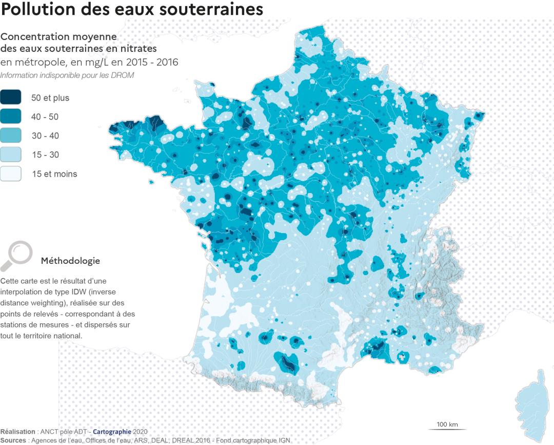 Pollution des eaux souterraines