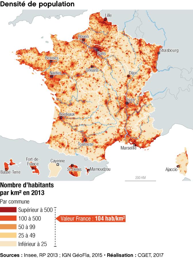 Densit&eacute; de population