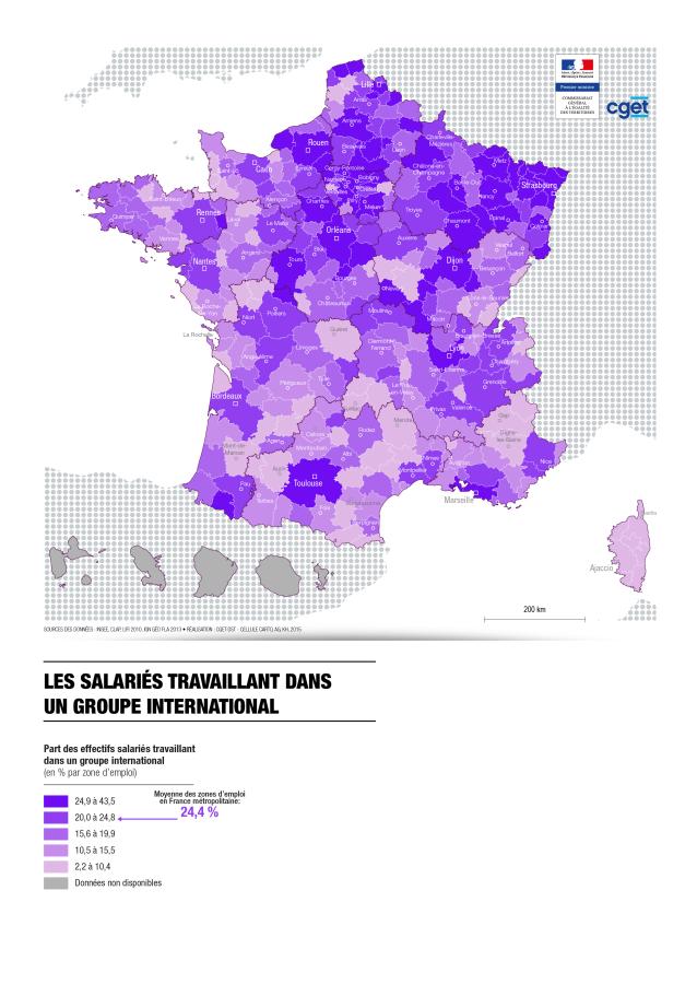 Les salari&eacute;s travaillant dans un groupe international