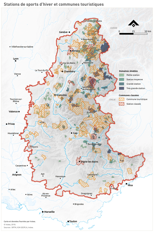 Stations de sports d'hiver et communes touristiques
