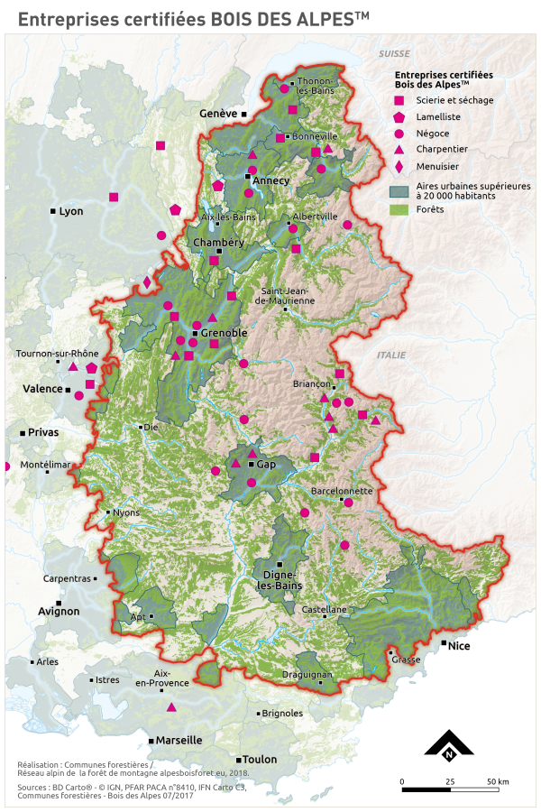Entreprises certifi&eacute;es BOIS DES ALPES(TM)
