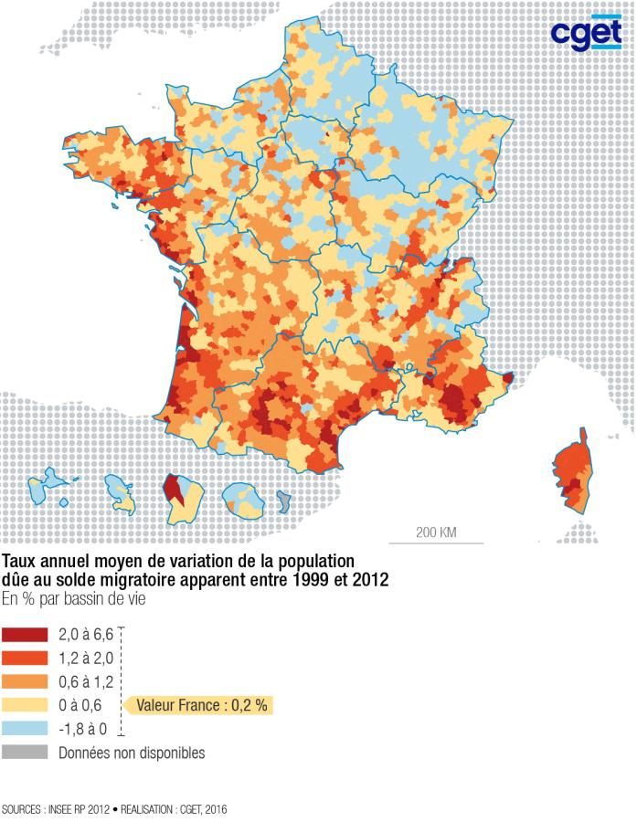 Solde migratoire apparent