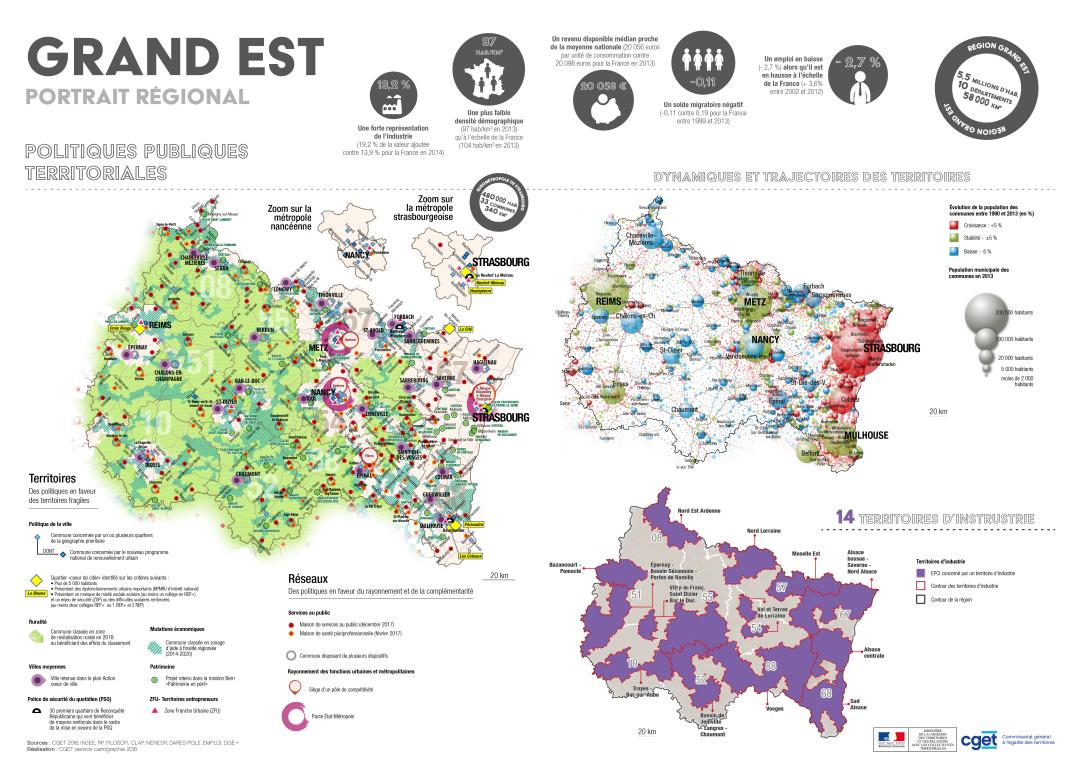 Grand Est : portrait r&eacute;gional