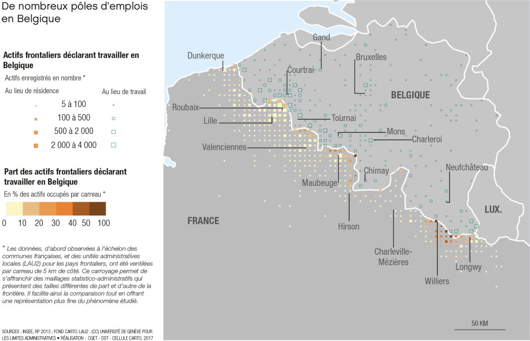 De nombreux p&ocirc;les d'emplois en Belgique