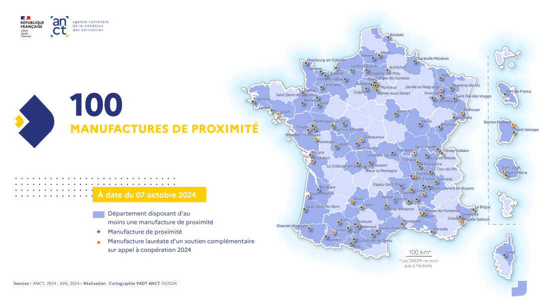 100 manufactures de proximit&eacute; laur&eacute;ates