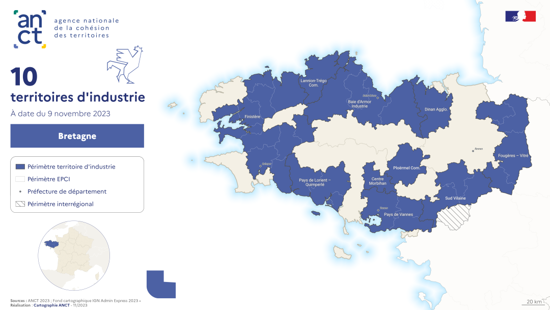 Territoires d'industrie 2023-2027 : Bretagne