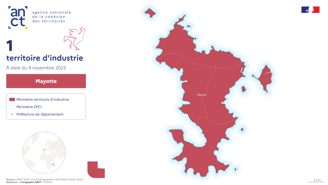 Territoires d'industrie 2023-2027 : Mayotte