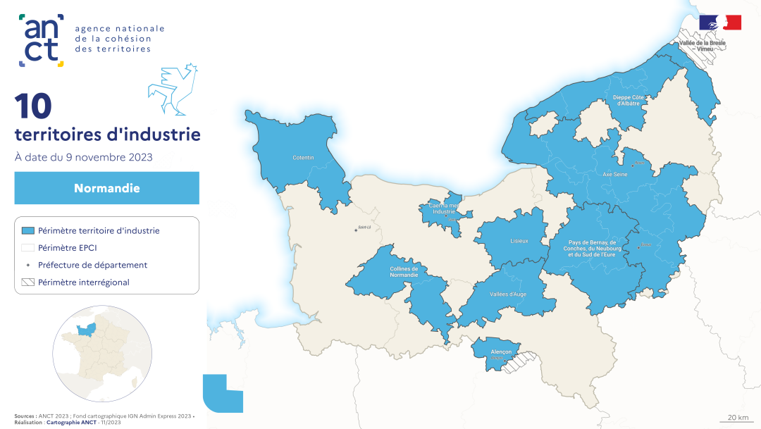 Territoires d'industrie 2023-2027 : Normandie