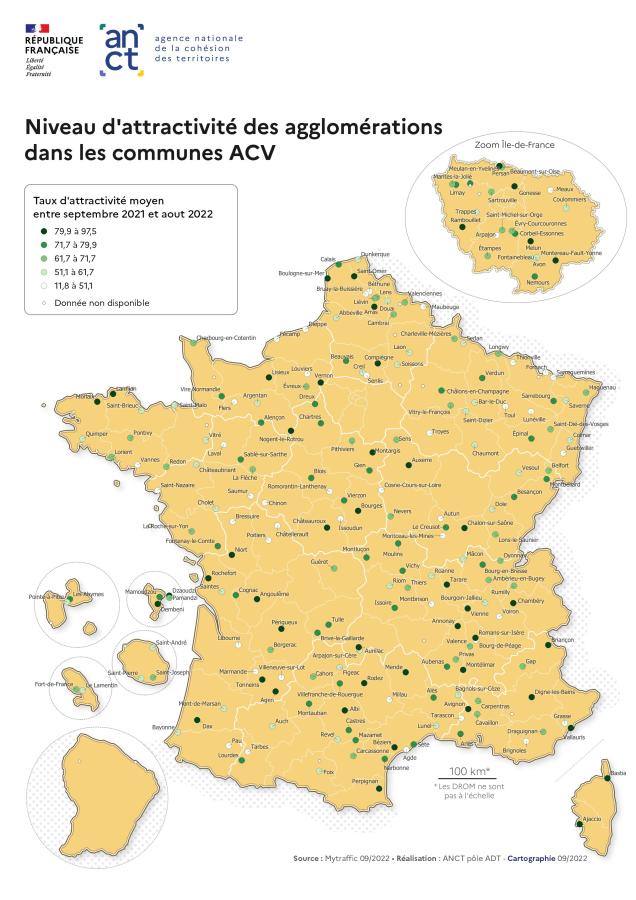 Niveau d'attractivit&eacute; dans l'agglom&eacute;ration (format a4 portrait)