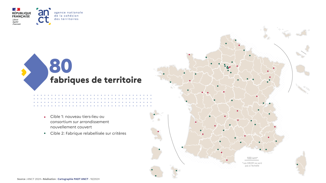 Laur&eacute;ats de la 10e vague des fabriques de territoire