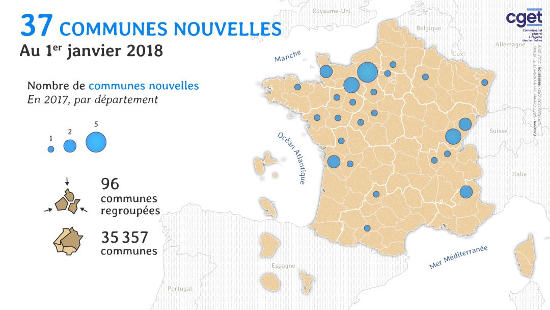 Communes nouvelles en 2017