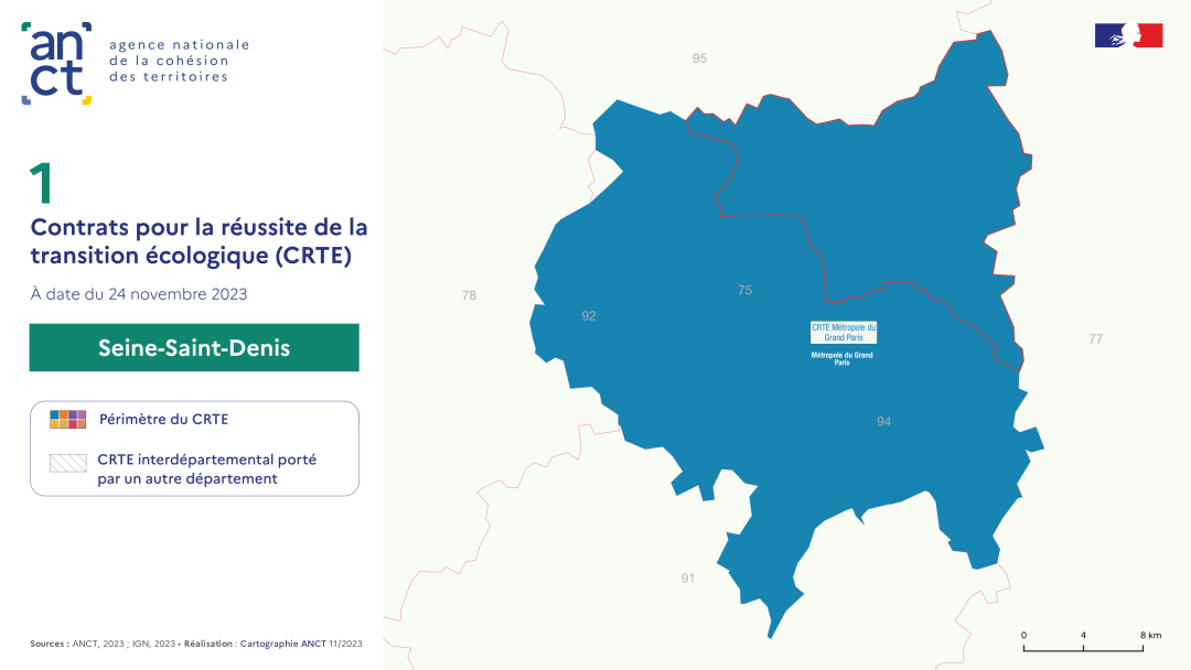 P&eacute;rim&egrave;tre des contrats pour la r&eacute;ussite de la transition &eacute;cologique : Seine-Saint-Denis