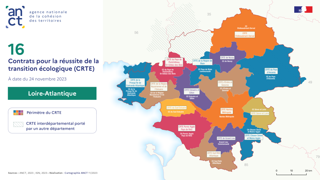P&eacute;rim&egrave;tre des contrats pour la r&eacute;ussite de la transition &eacute;cologique : Loire-Atlantique