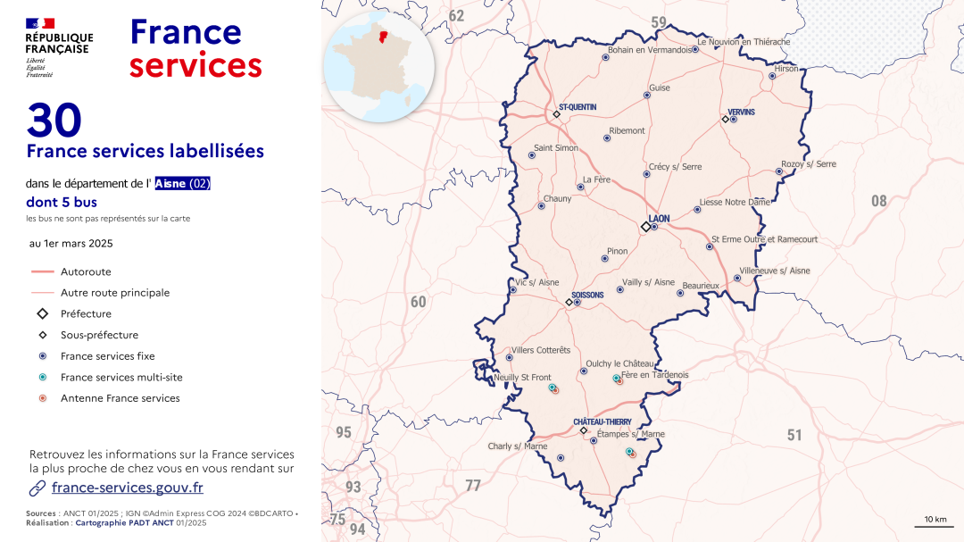France services : Aisne (02)