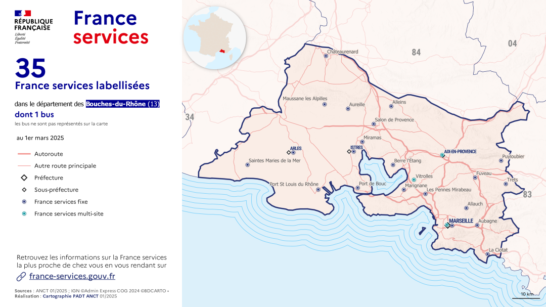 France services : Bouches-du-Rh&ocirc;ne (13)