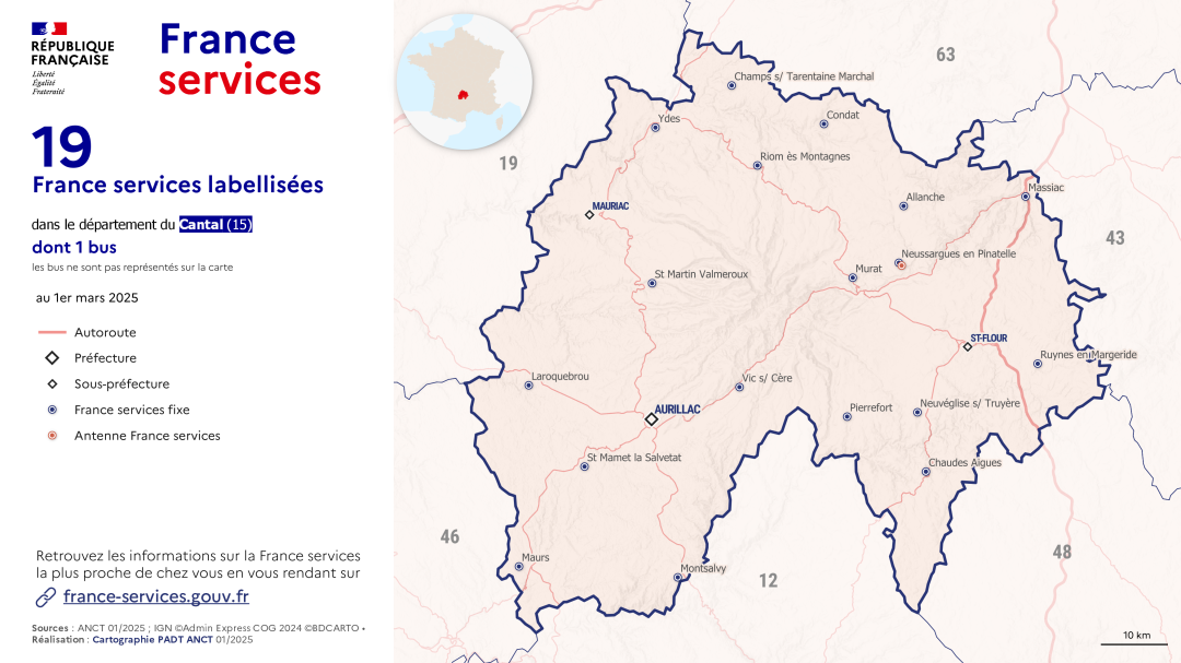 France services : Cantal (15)