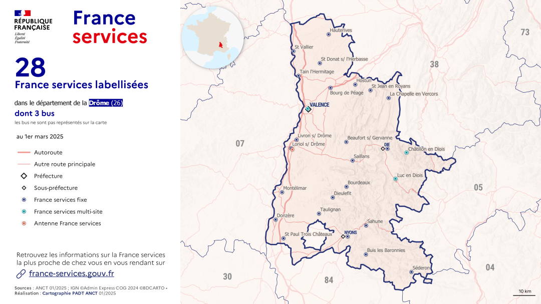 France services : Dr&ocirc;me (26)