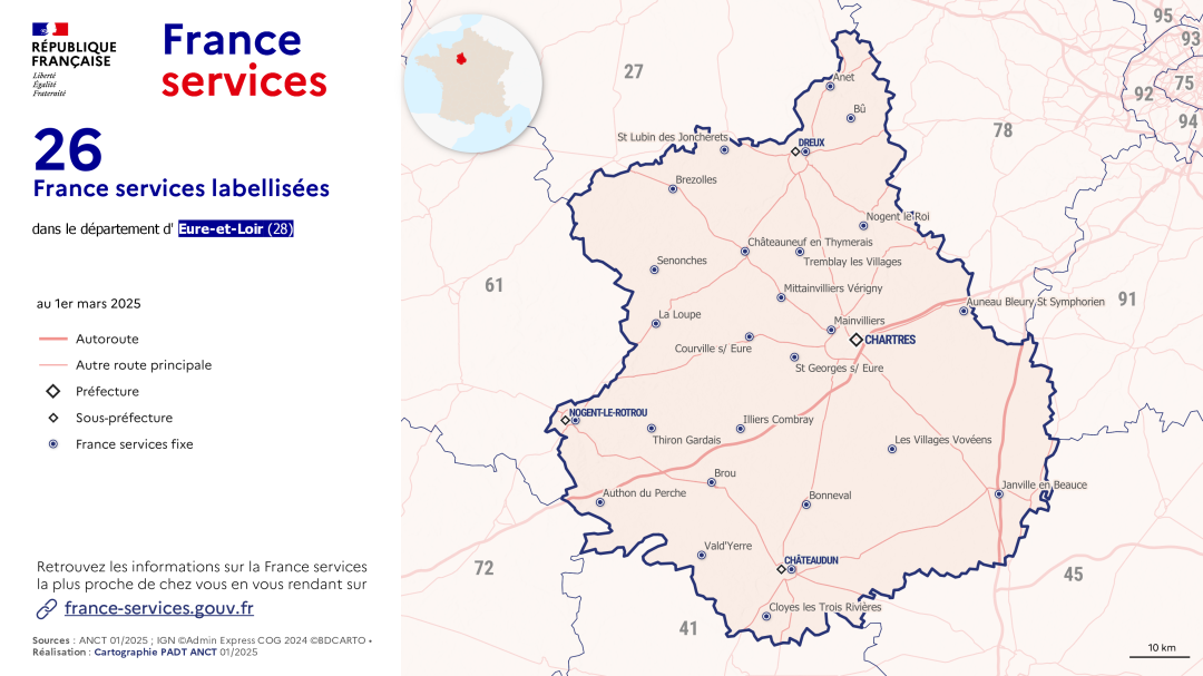 France services : Eure-et-Loir (28)