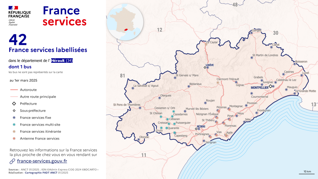 France services : H&eacute;rault (34)