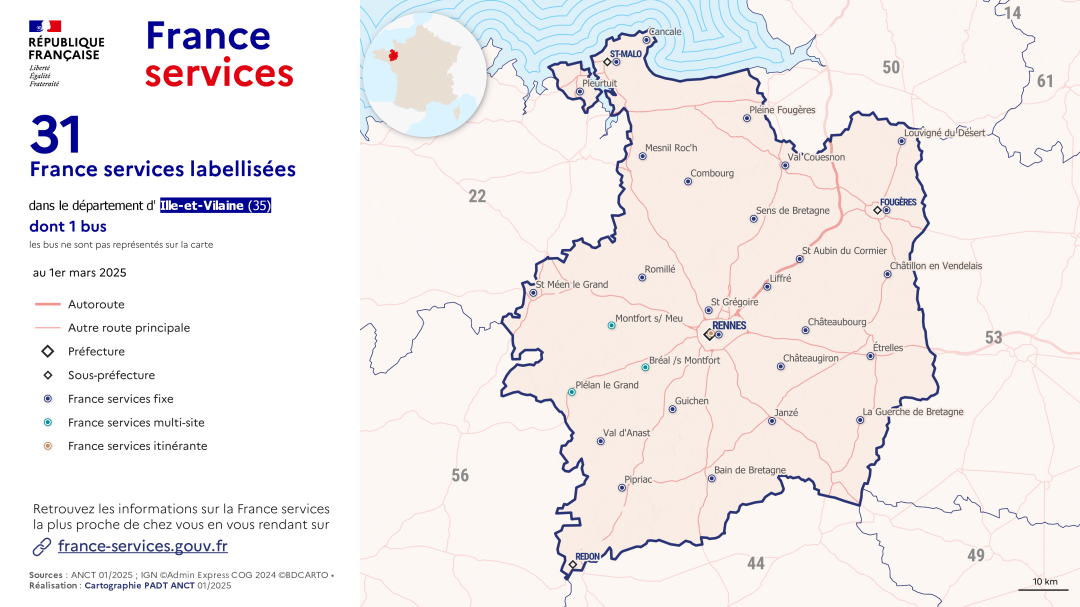 France services : Ille-et-Vilaine (35)