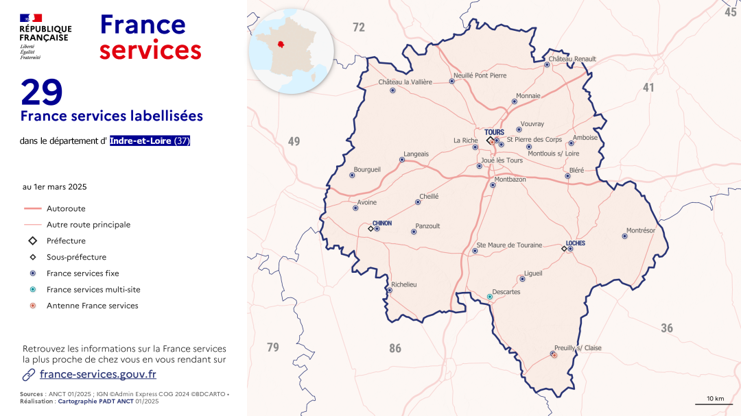 France services : Indre-et-Loire (37)