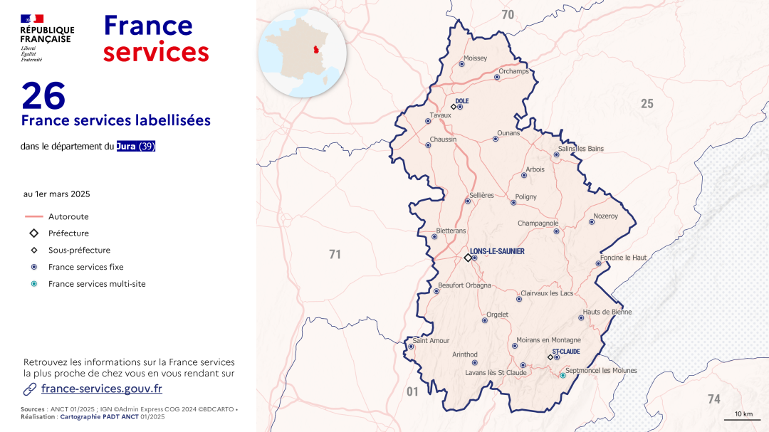 France services : Jura (39)