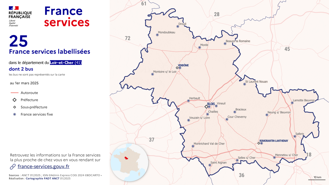 France services : Loir-et-Cher (41)