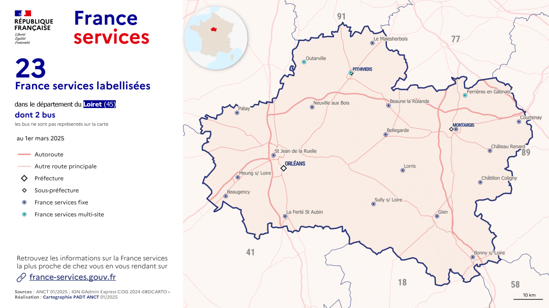 France services : Loiret (45)