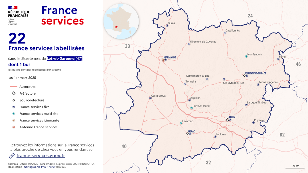 France services : Lot-et-Garonne (47)