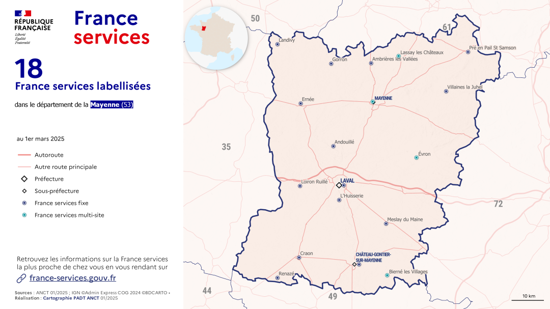 France services : Mayenne (53)