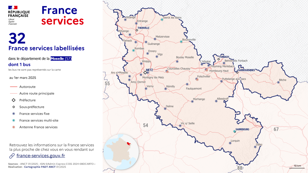 France services : Moselle (57)