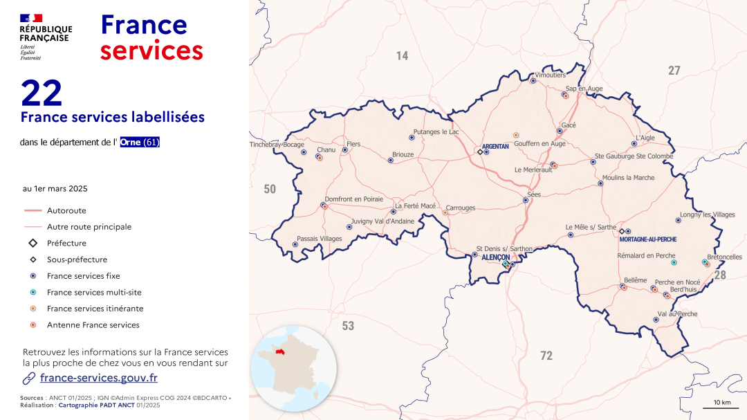 France services : Orne (61)