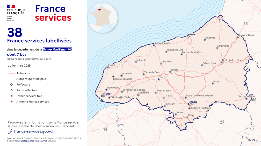 France services : Seine-Maritime (76)