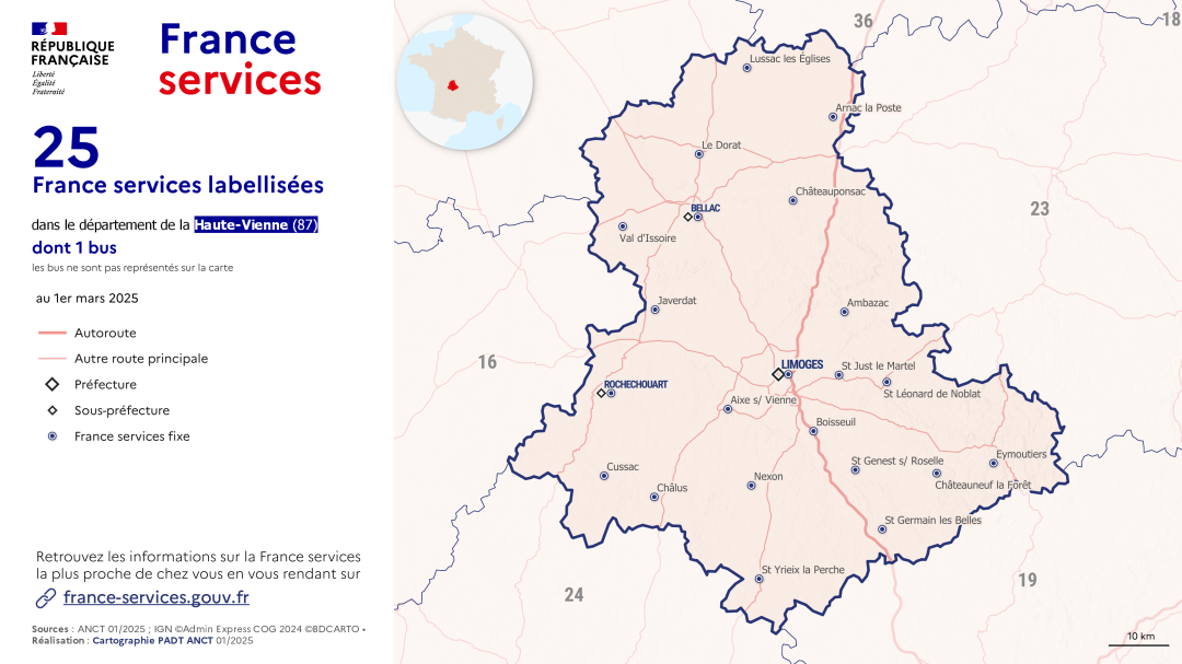 France services : Haute-Vienne (87)