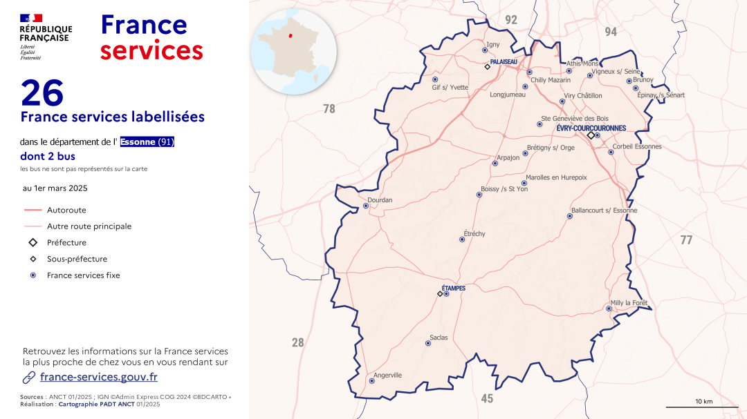 France services : Essonne (91)