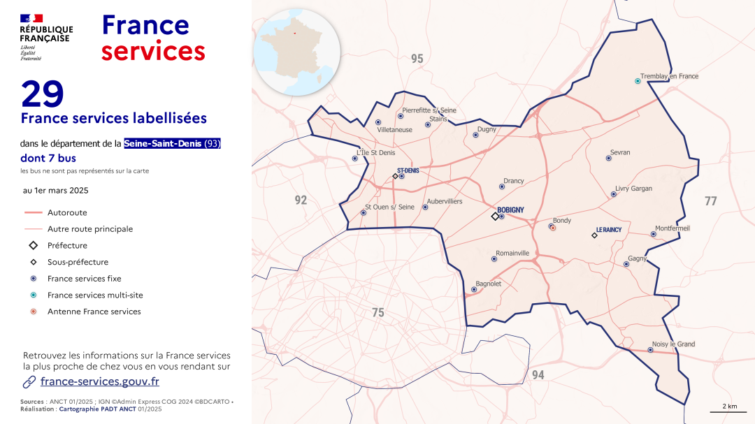 France services : Seine-Saint-Denis (93)