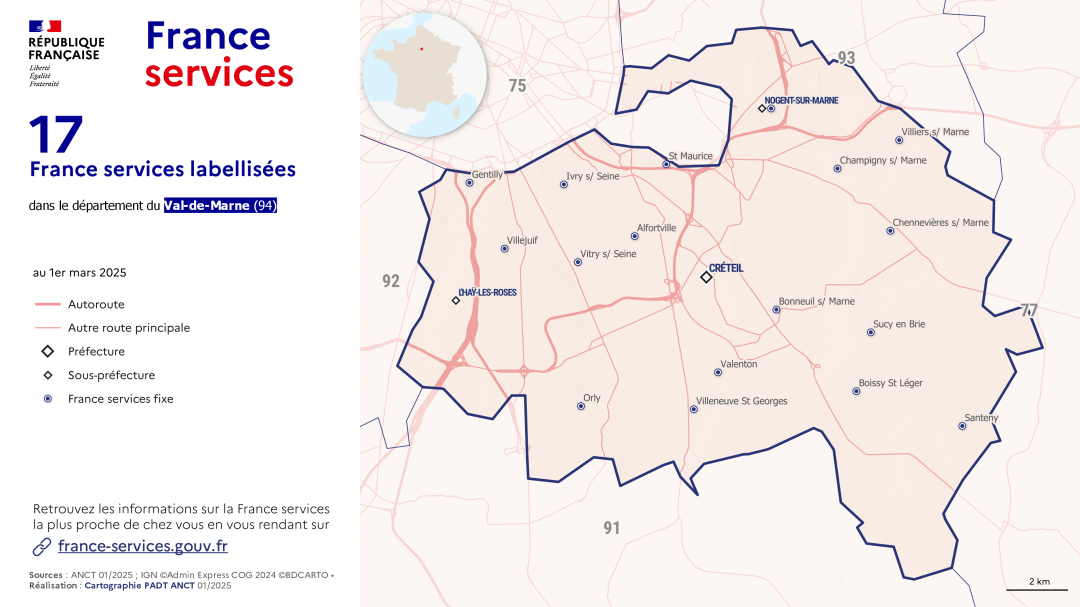 France services : Val-de-Marne (94)