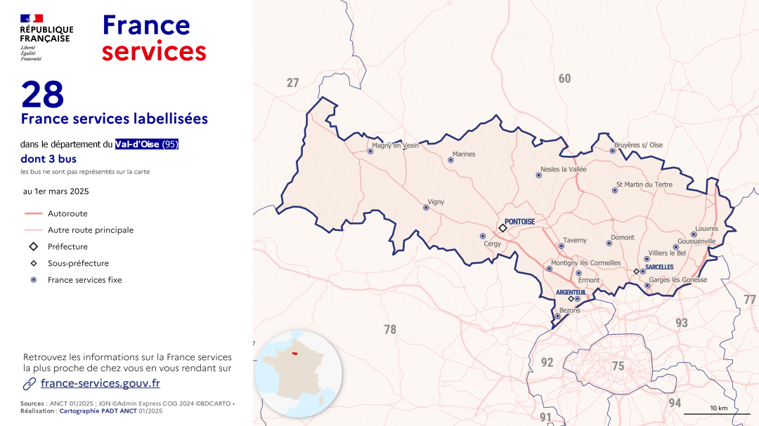 France services : Val-d'Oise (95)