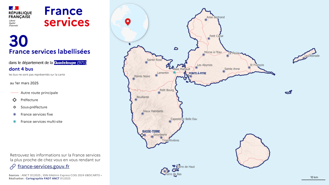 France services : Guadeloupe (971)