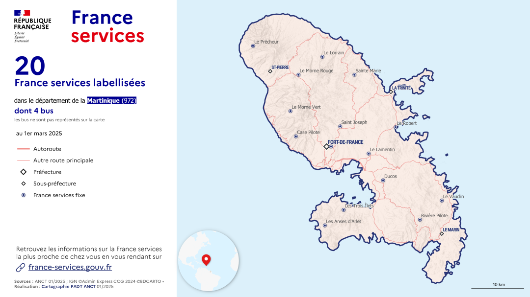 France services : Martinique (972)