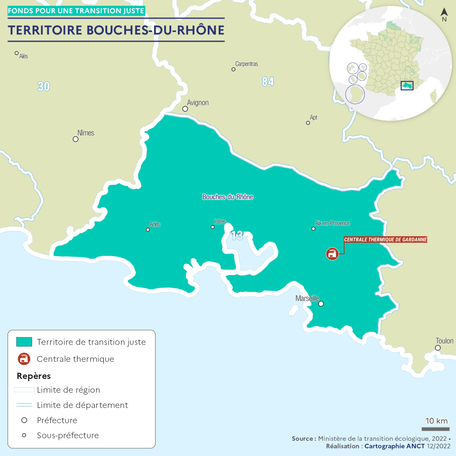 Fonds pour une transition juste : Bouches-du-Rh&ocirc;ne