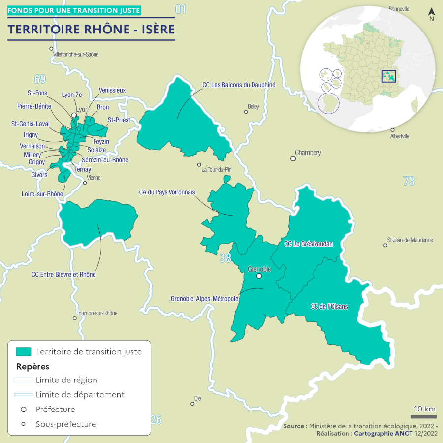 Fonds pour une transition juste : Rh&ocirc;ne-Is&egrave;re