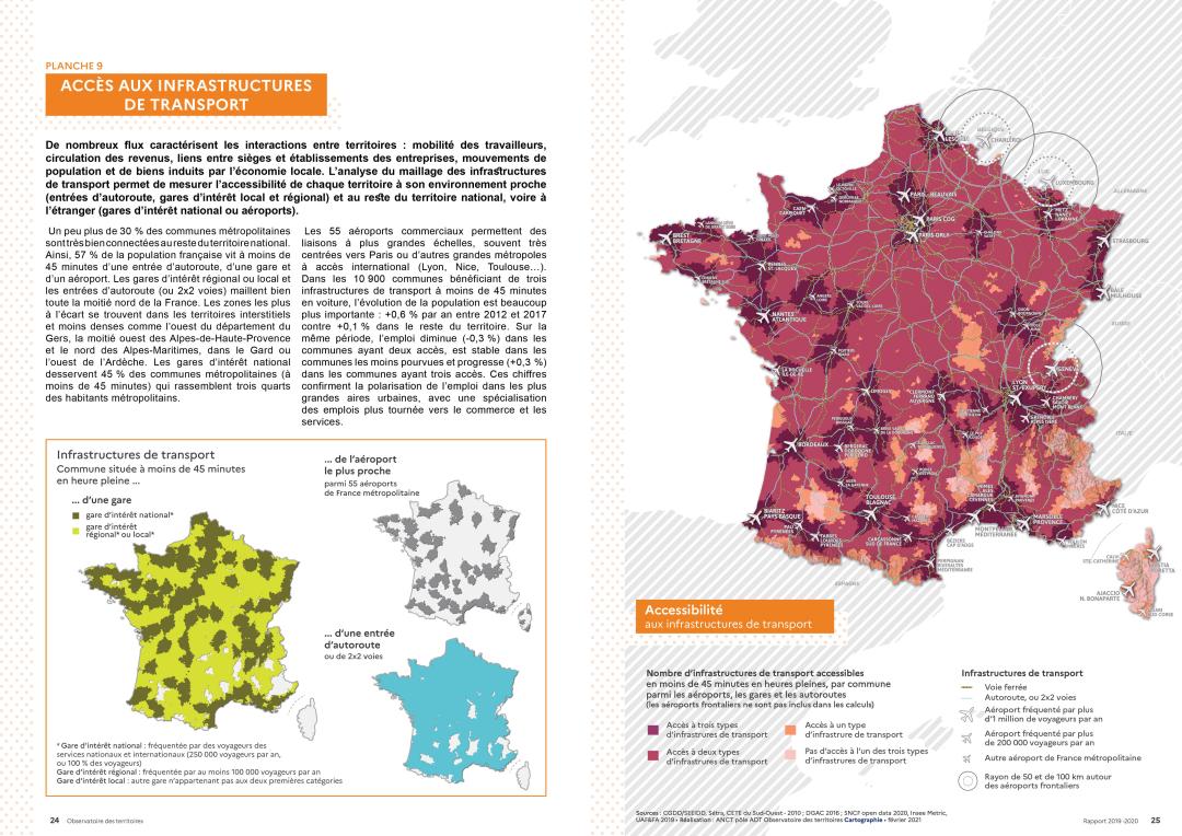 Acc&egrave;s aux infrastructures de transport