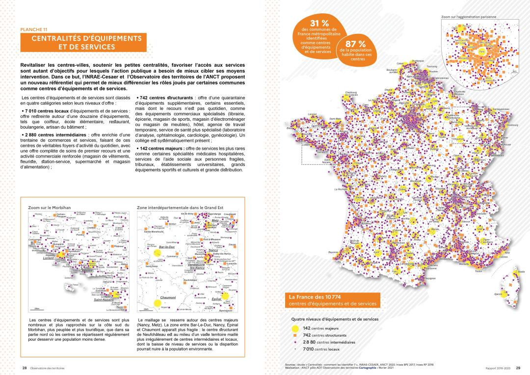 Centralit&eacute;s d'&eacute;quipements et de services (1/2)