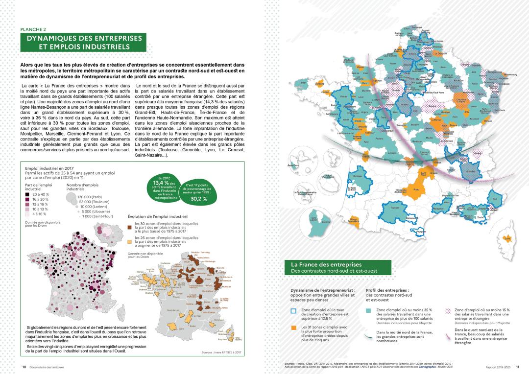 Dynamiques des entreprises et emplois industriels