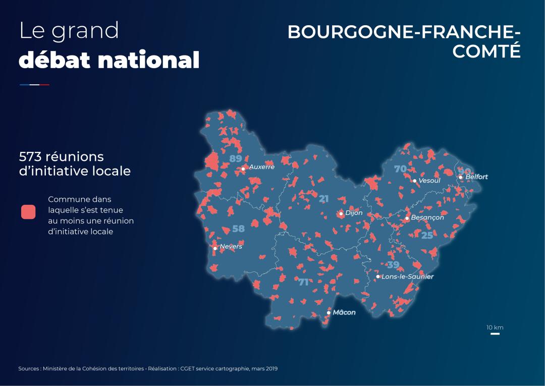 Les r&eacute;unions d'initiatives locales : Bourgogne-Franche-Comt&eacute;
