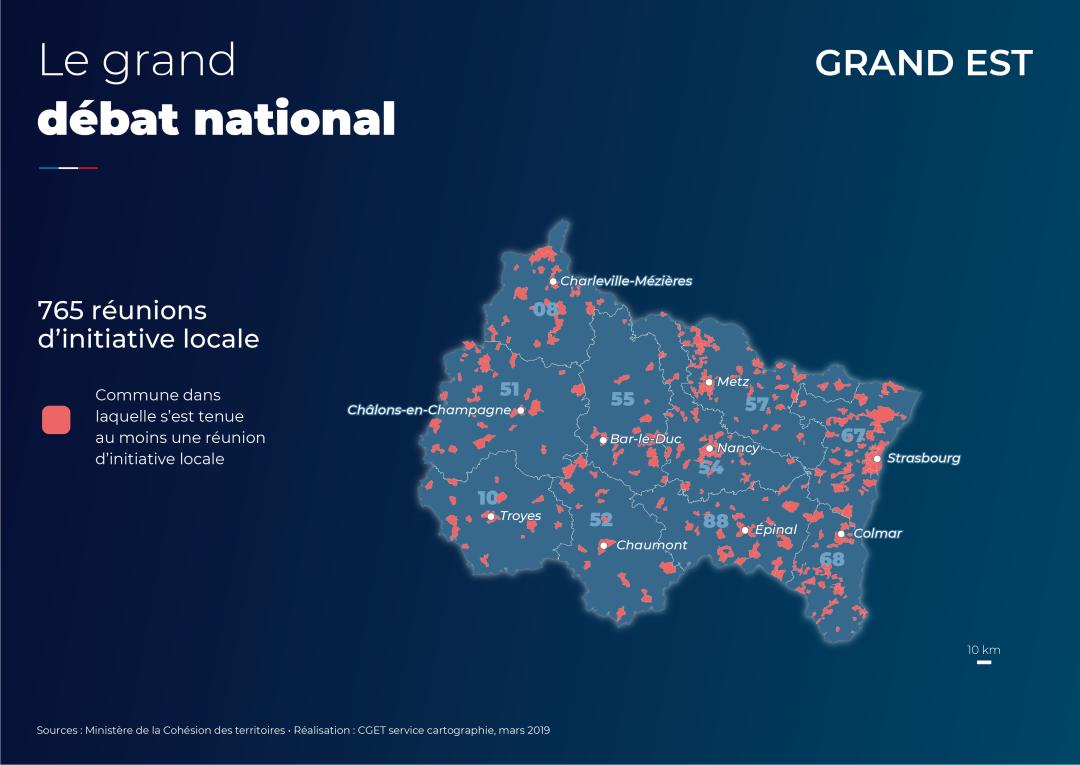 Les r&eacute;unions d'initiatives locales : Grand Est
