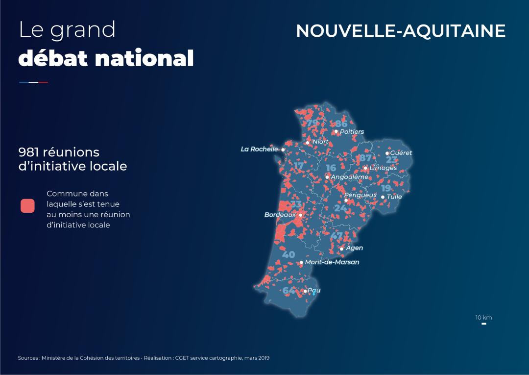 Les r&eacute;unions d'initiatives locales : Nouvelle-Aquitaine
