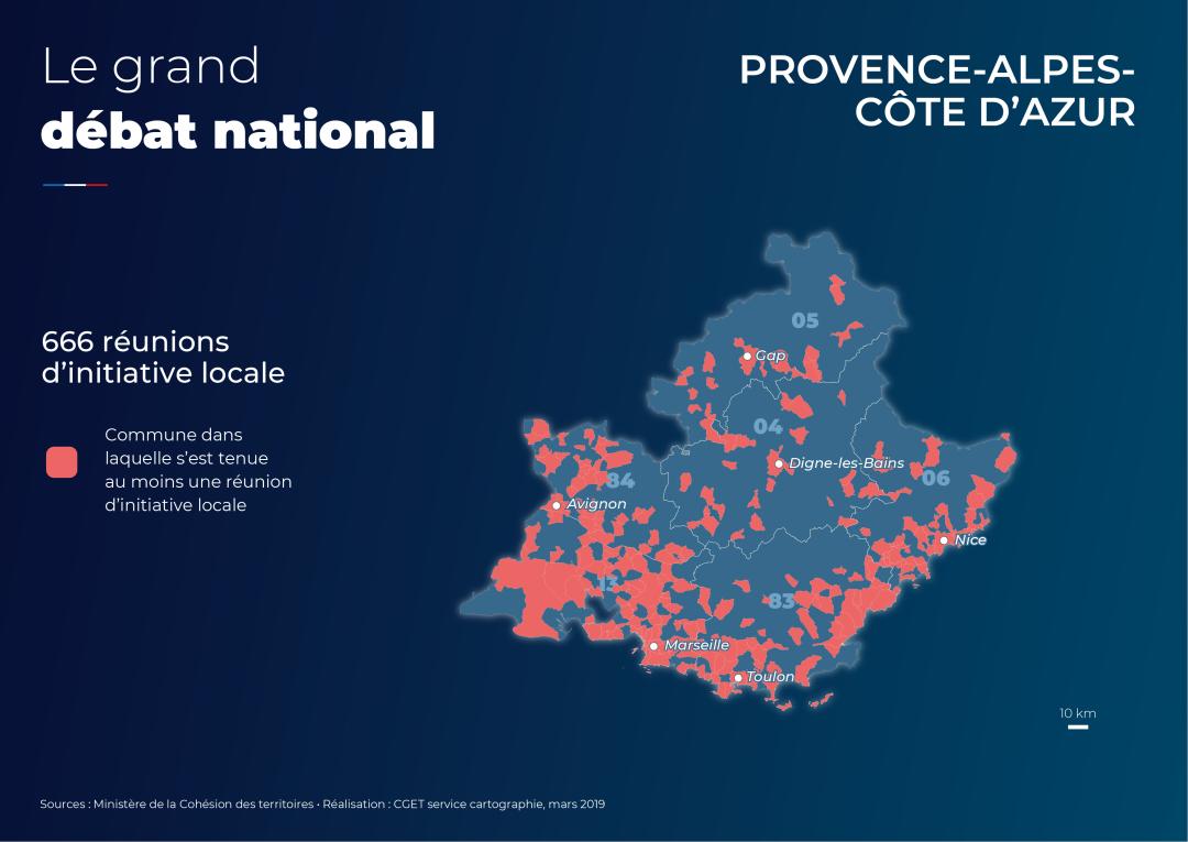 Les r&eacute;unions d'initiatives locales : Provence-Alpes-C&ocirc;te d'Azur
