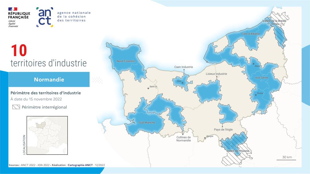 Territoires d'industrie : Normandie